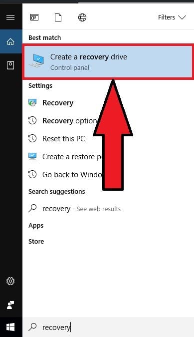 Recovery Drive