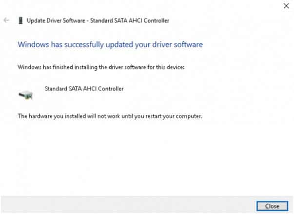 Successfully updated