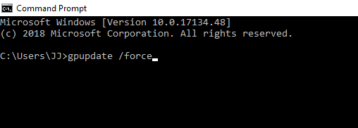 gpupdate force