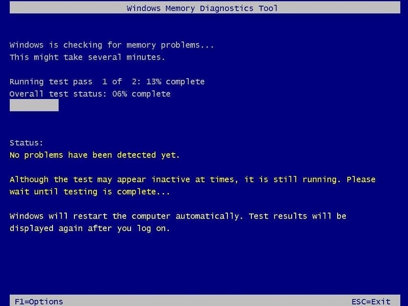 windows memory diagnostic tool 1