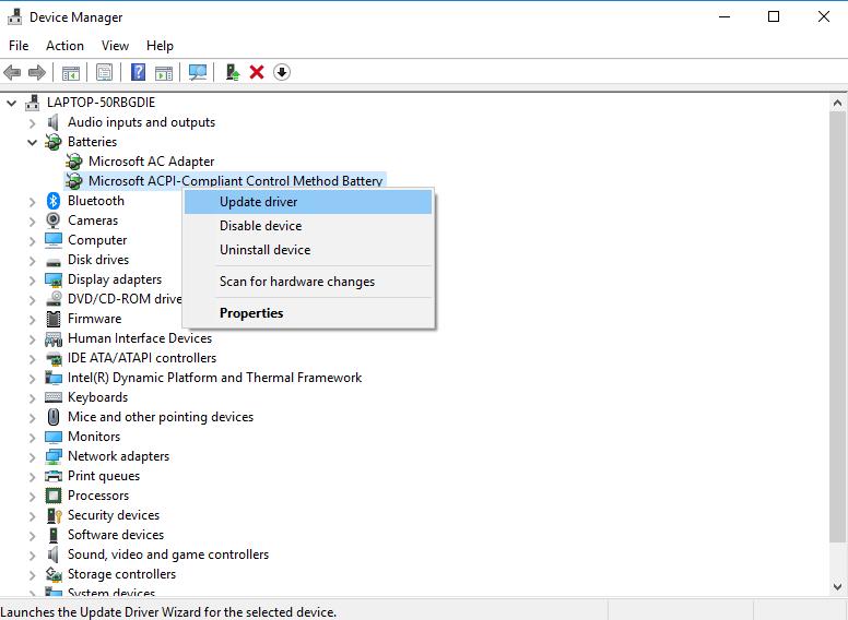 device properties