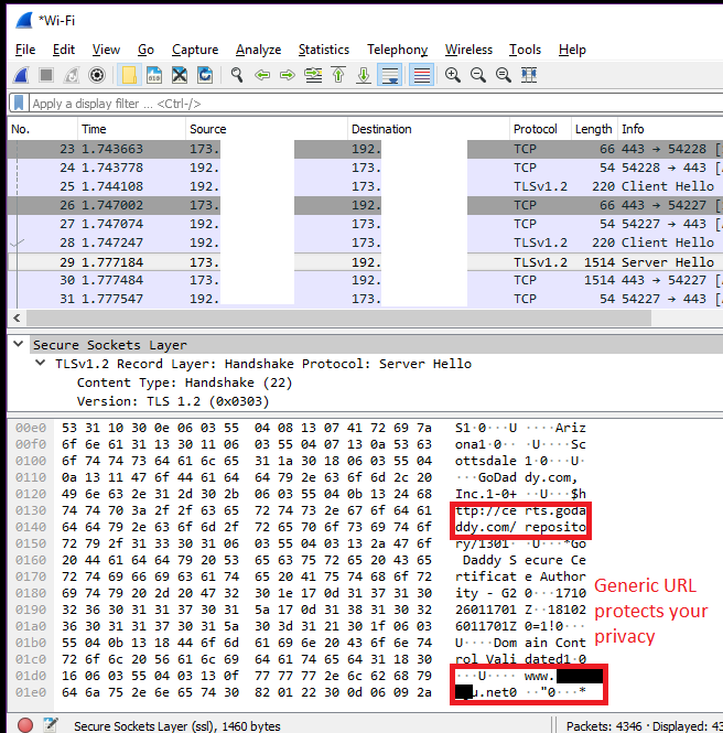 ExpressVPN Desktop Wireshark