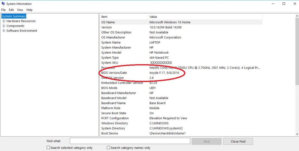 Windows System Information