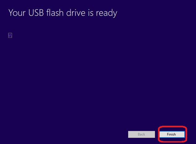 USB flash drive ready