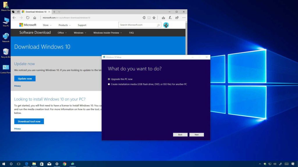 Setup Windows 10 installation