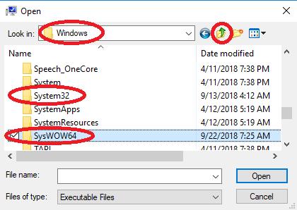 windows system folder