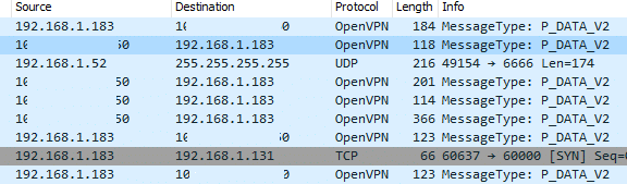 NordVPN Wireshark
