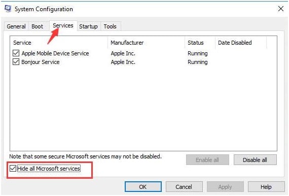 Configuration du système