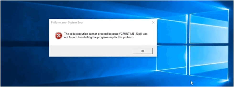 Solved How To Fix The Vcruntime140 Dll Error