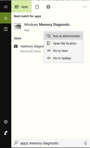 Memory Diagnostic