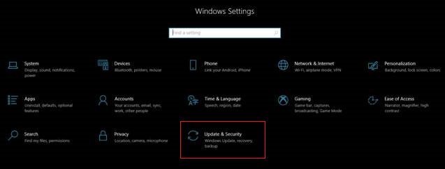 Update & Security