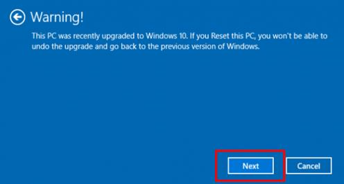 Reset PC