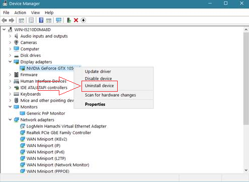 Uninstall device