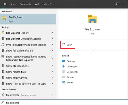 File Explorer