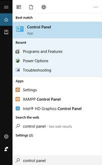 Control Panel