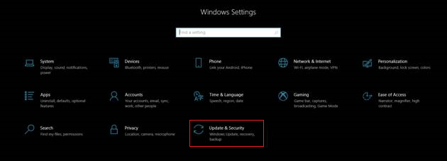 Update & Security
