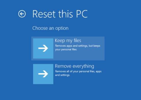 Select Reset PC