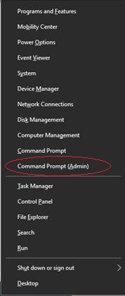 Command Prompt (Admin)