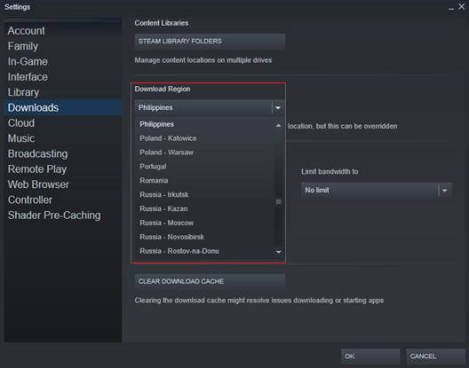 Download Region