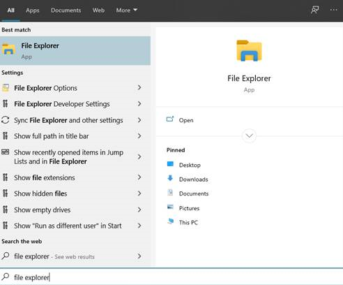 File Explorer