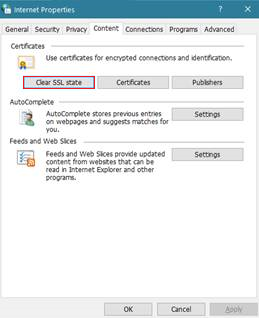 Clear SSL State