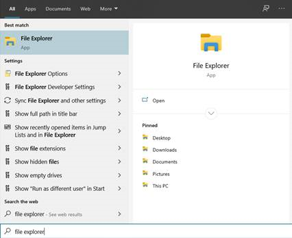 File Explorer