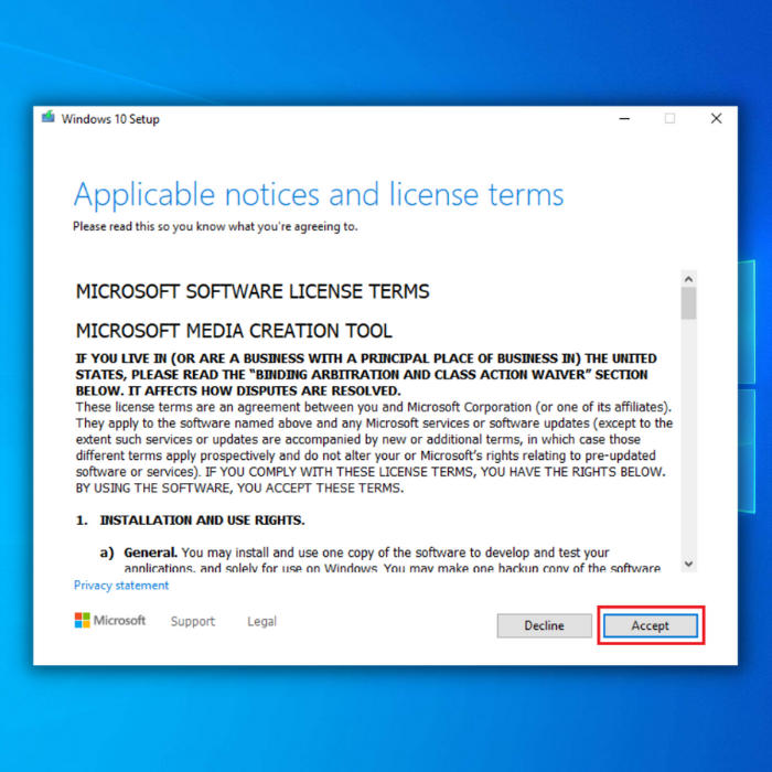 Windows 10 Setup