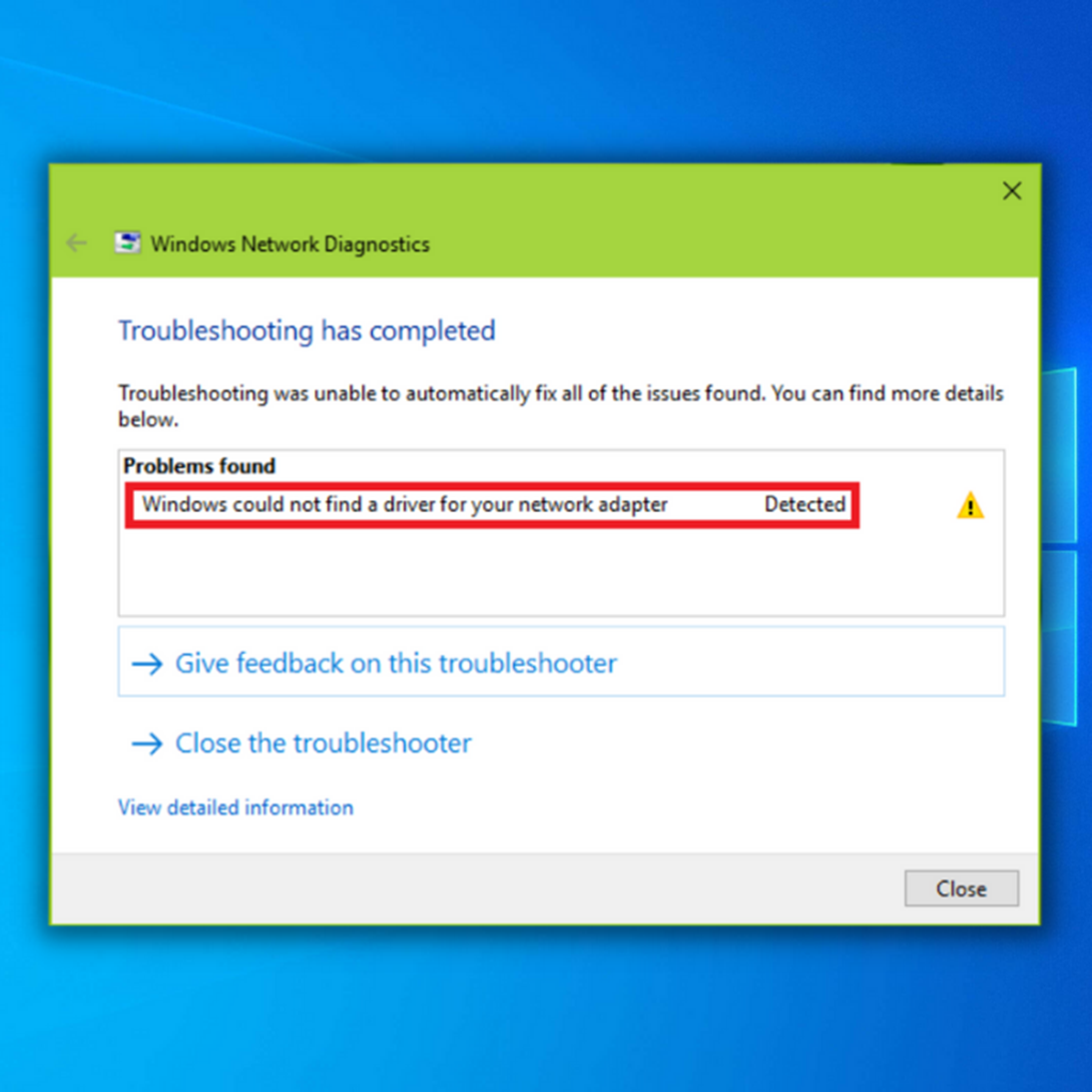  Fixed Windows Could Find A Driver For Network Adapter
