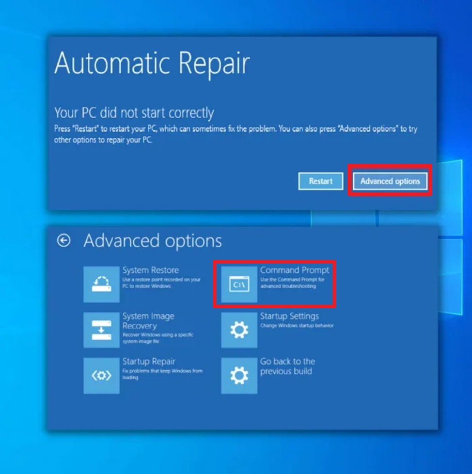 Fixed] Automatic Startup Repair Couldn't Repair Your PC