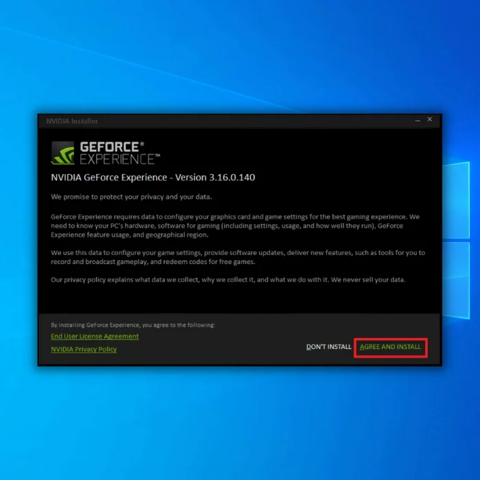 geforce experience wont record