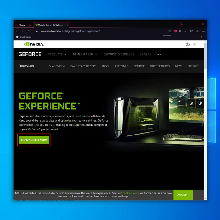 nvidia geforce experience not working