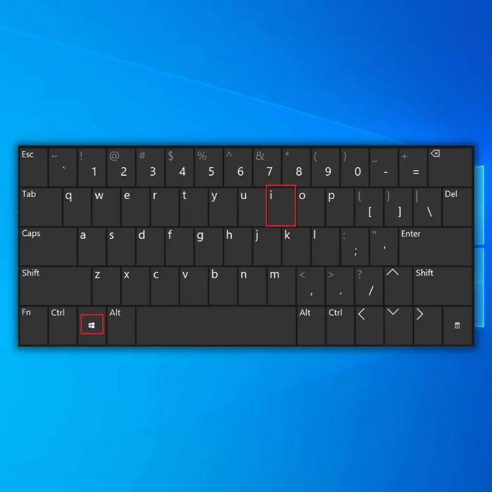 windows i keyboard shortcut