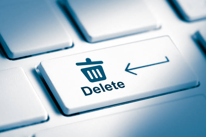 delete button