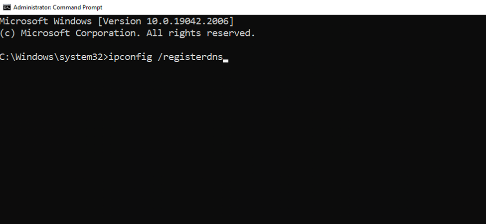 ipconfig register dns