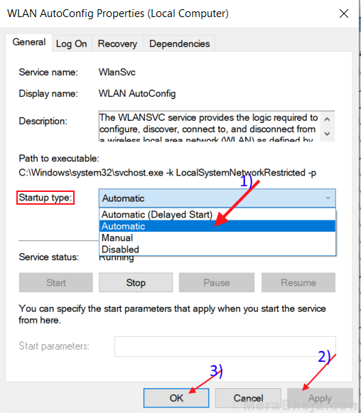 automatic startup wlan autoconfig