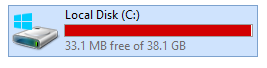 check disk space