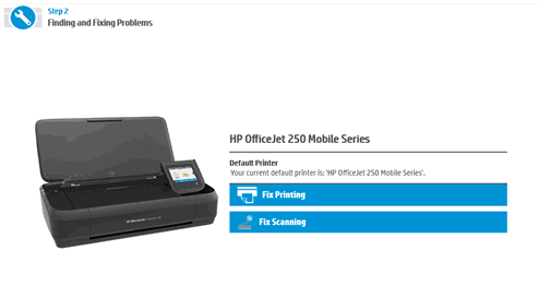 fix printing in hp scan doctor