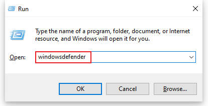 search windowsdefender