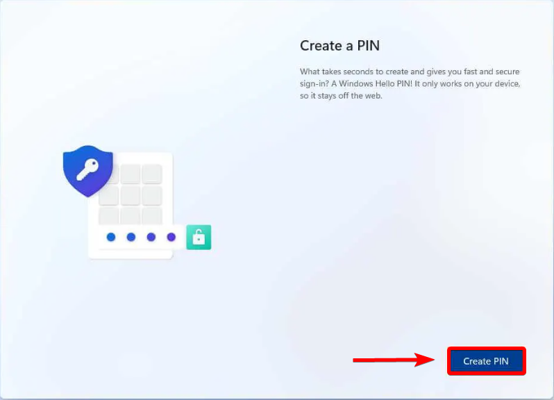 create a pin 1