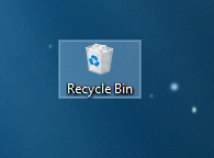 open the recycle bin