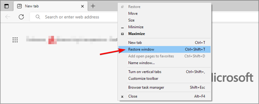 restore window edge option