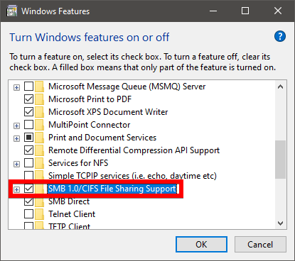 file sharing support
