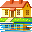 3D Lake Cabin Full Screen Saver Icon