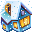 3D Snowy Cottage Full Screen Saver