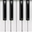 ButtonBeats Virtual Piano Black Icon
